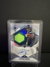 2021 Panini Phoenix D'Wayne Eskridge Rookie Photo Shoot Patch Auto /199 RC