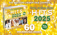 Volksmusik Hits 2025 auf 2 CDs