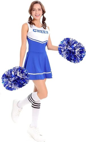 Cheerleader pompons metallisch - cheerleader,