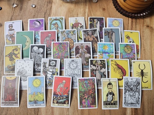 Tarot sticker stück - tarot,