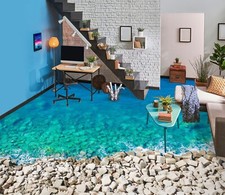 3D Stein See C3840 Fußboden