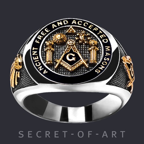 Masonic ring freimaurer - ring,