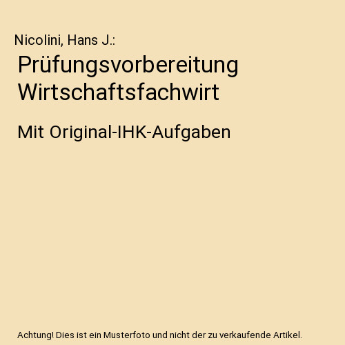 Prüfungsvorbereitung
