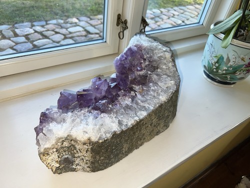 Große druse kg amethyst - große,