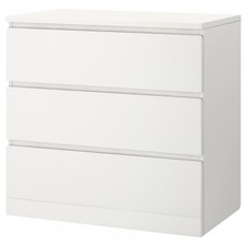 IKEA Malm Kommode, Weiß, 3