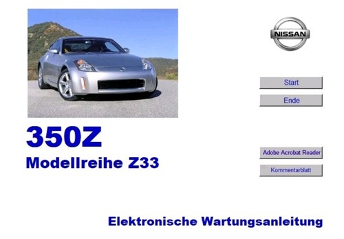 Nissan 350z werkstatthandbuch - 350z,