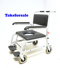 B&B Toilettenrollstuhl XXL Toilettenstuhl bis 205kg inklusive neuen Eimer TFS646