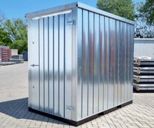 1,5m x 2m Container verzinkt Lagercontainer Geräteschuppen Gartenhaus Gerätehaus