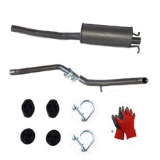 Komplette Auspuff Endtopf