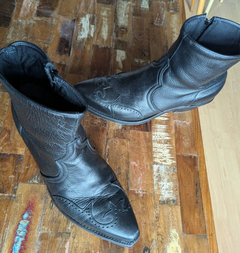 Abilene western wingtip zipper - western,