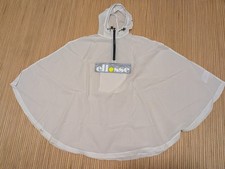 Orig. ELLESSExSMILEY Tunika/Poncho/Cape/Jacke Kapuze weiß Einheitsgröße 