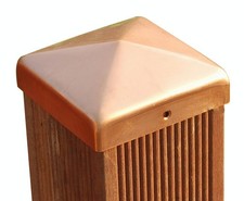 Kupfer Pfostenkappe Pyramide