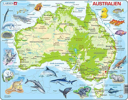 Puzzle australien - t.),