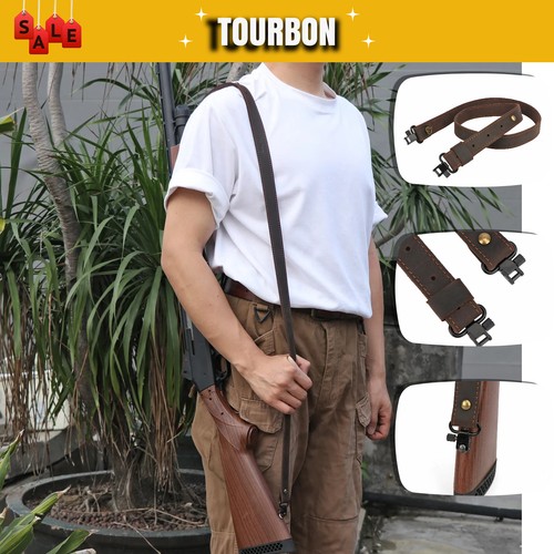 Tourbon leder gewehrriemen - tourbon,