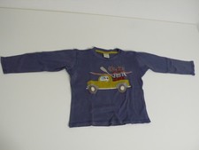 Frugi Langarmshirt/Pullover, Pick-Up Emblem, Biobaumwolle, Blau, Größe 110/116