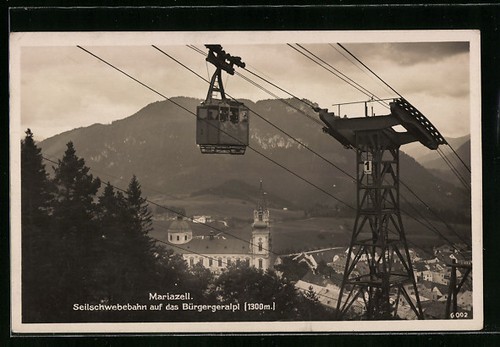 Mariazell teilansicht und - mariazell,,