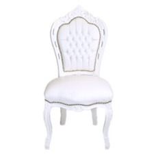 Barockstuhl Stuhl Weiß