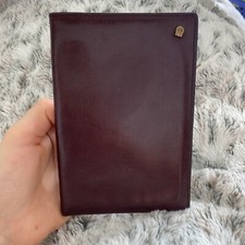 Aigner Brieftasche rot, Vintage, Krokoprägung, Leder, Portmonee, Geldbeutel