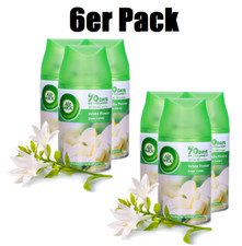 6x 250ml Airwick Nachfüller Weiße Blumen für Freshmatic Max Refill