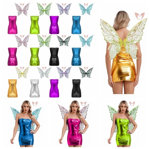 Damen minikleid sheer engel - minikleid,