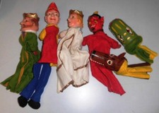 Alte Handpuppen -