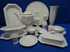 Rosenthal MARIA weiß Teile zur Auswahl -Tasse Kanne Teller Platte Butterdose