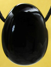 ONYX   TROPFEN  Trommelstein gebohrt    EDELSTEIN ANHÄNGER   Nr.6