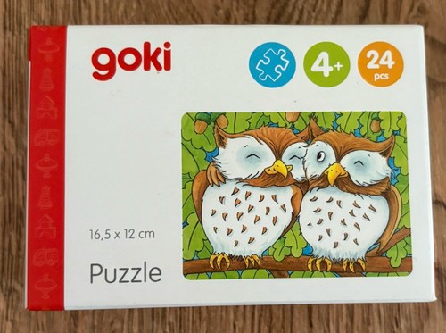 Goki holzpuzzle eulen mini - mini, 24