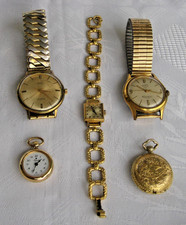 Konvolut mechanische Uhren Handaufzug, funktionsfähig 5 St. Porta, Junghans usw