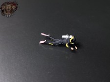 1/87 Taucher Frau schwimmen Unterwasser Figur Diorama H0 HO