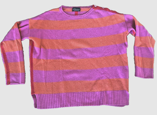 Pink orange gestreifter - pink-orange,