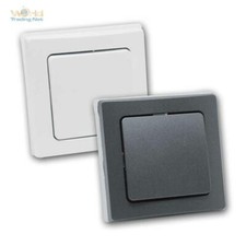 MILOS Wechsel-Schalter IP44 mit Unterputz-Rahmen, Feuchtraum UP Lichtschalter