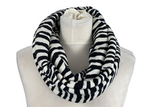 Schal Loop Tuch Damen Schwarz