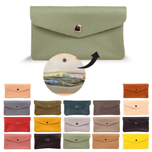 Echt leder damen geldtasche - leder,