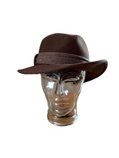Mayser Herren Fedora Filzhut, Größe: M,Braun ,Hut Busch,Neu
