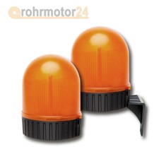 LED Drehspiegel Leuchte Rundum Kennleuchte IP65 230V + 24V Garagen Tor Antrieb