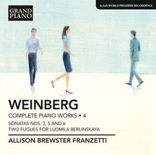 Weinberg Piano Music Vol. 4 CD
