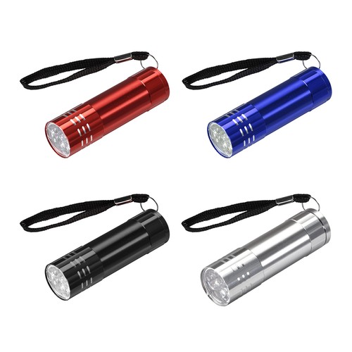 4stk aluminium taschenlampe - aluminium, 9