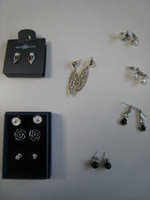 9 × Ohrringe, 925 Sterling