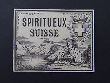 Altes Etikett SPIRITUOSEN