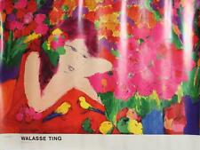 Walasse Ting, Dame Aux Fleurs, Poster