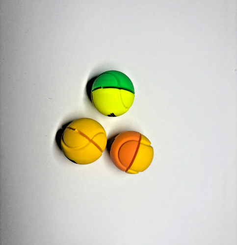 3er tennis ball dämpfer - 3er, set