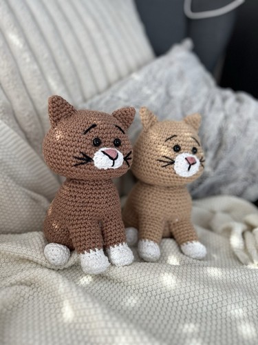 Katze aus baumwolle - aus,