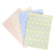 4 Stück Puppenhaus-Tapeten