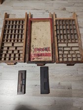 3x Alter Setzkasten+ 2x große