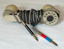 Telefon Handapparat mit Wählscheibe und Stecker, Oskar Vierling, Pr Gt Nr. 4a
