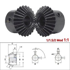1/1,5/2 Mod Kegelrad 20/25/30