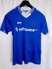Jako SV Darmstadt 98 2015-16 Heim Trikot Gr. L signiert blau Original ✅