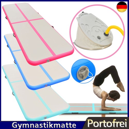 Gymnastikmatte aufblasbar mit - aufblasbar,