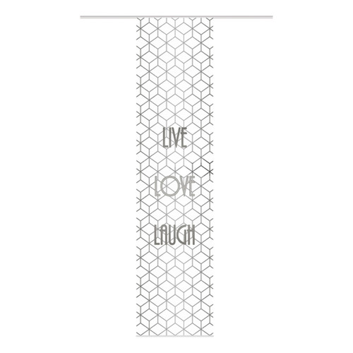 Schiebevorhang live laugh love - live,